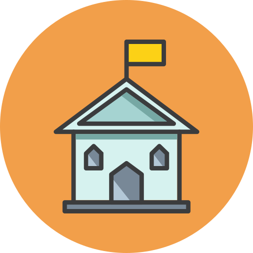 학교 무료 아이콘