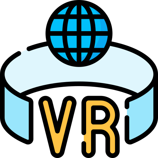 plataforma de realidad virtual icono gratis