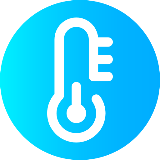 baja temperatura icono gratis