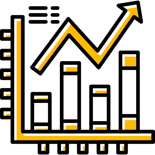 gráfico de linea icono gratis