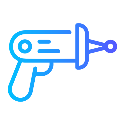 pistola laser icono gratis