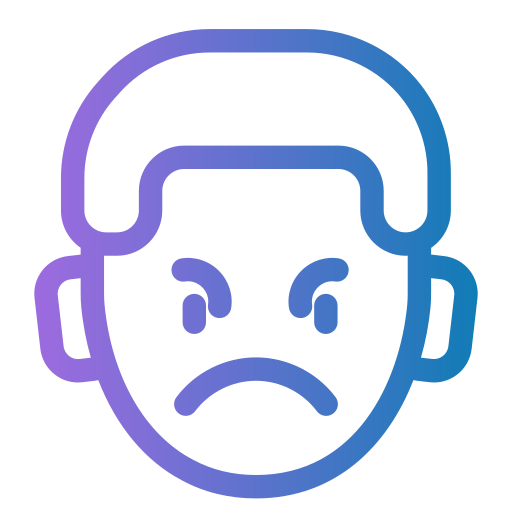 enojado icono gratis