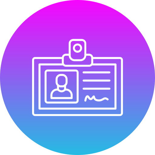 tarjeta de identificación icono gratis