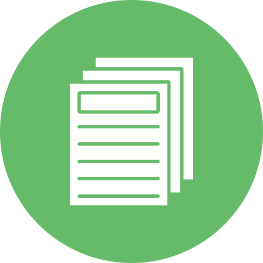 Document Generic color fill icon