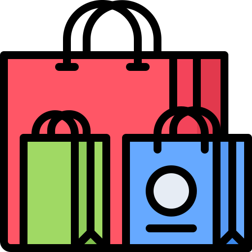 Shopping bag Coloring Color icon