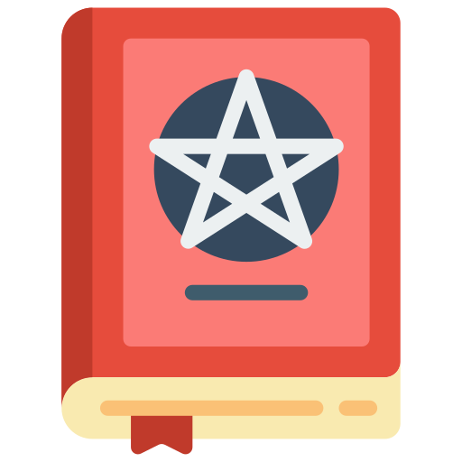 Spell book Basic Miscellany Flat icon