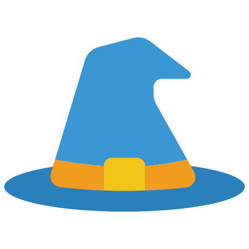 sombrero de bruja icono gratis