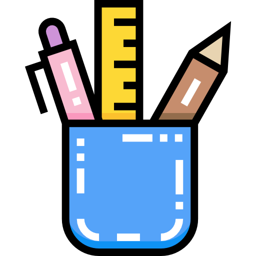 Pencil case free icon