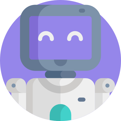 Robot Detailed Flat Circular Flat icon