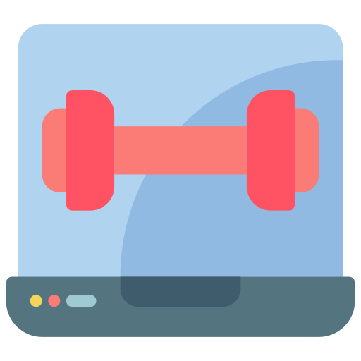 aplicación de fitness icono gratis