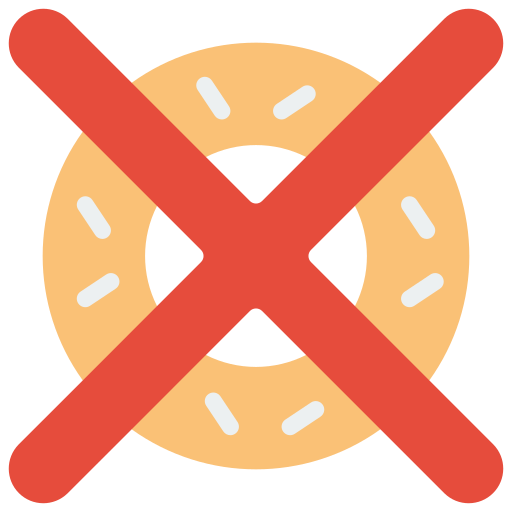 Donut Basic Miscellany Flat icon