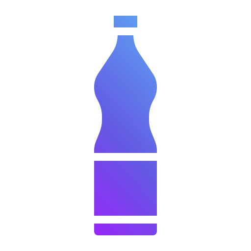 Plastic bottle Generic gradient outline icon