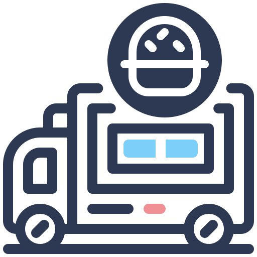 caminhão de comida grátis ícone