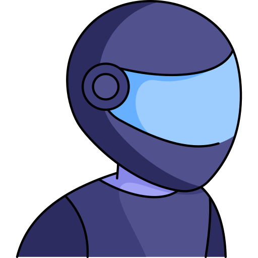 motociclista icono gratis