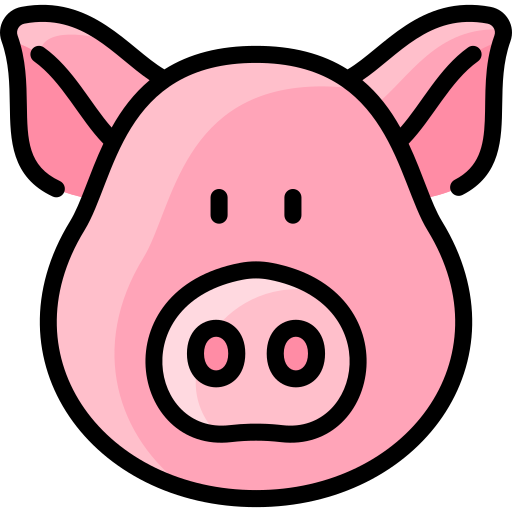 Pig Vitaliy Gorbachev Lineal Color icon