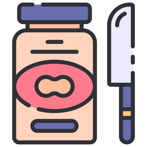 Peanut butter free icon Peanut butter free icon