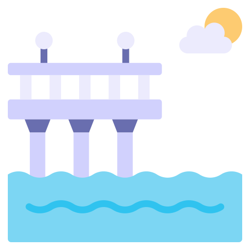 Pier free icon