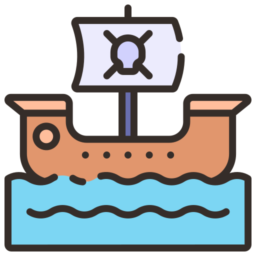 Pirate ship - Free transportation icons