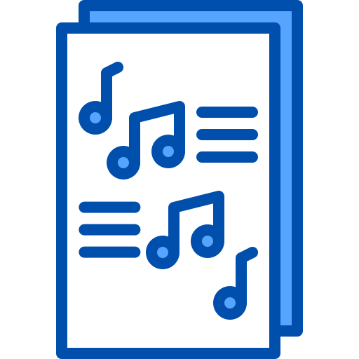 partitura icono gratis