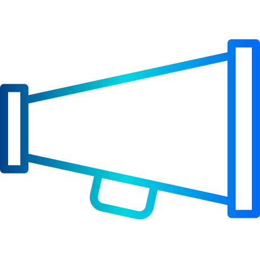 Megaphone xnimrodx Lineal Gradient icon