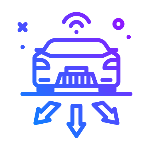 Car Generic gradient outline icon