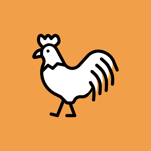 pollo icono gratis