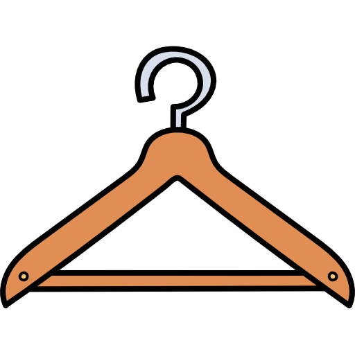 Hanger Hand Drawn Color icon