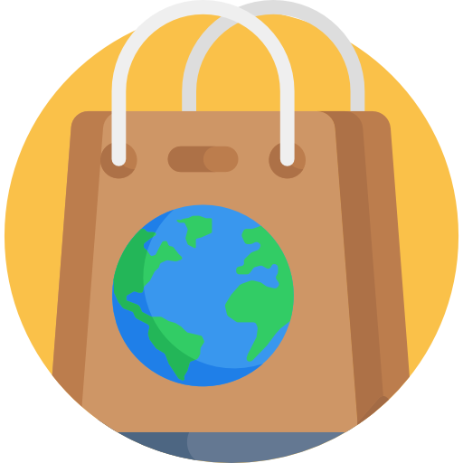 bolsa de reciclaje icono gratis