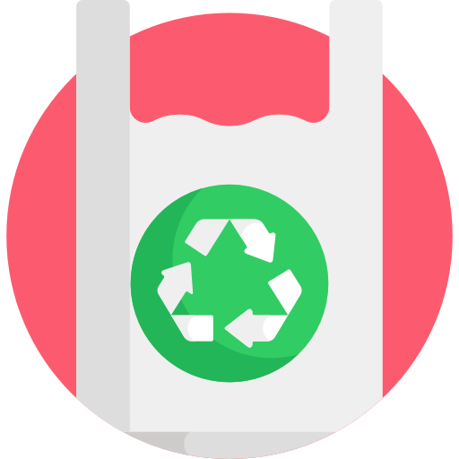 bolsa de reciclaje icono gratis