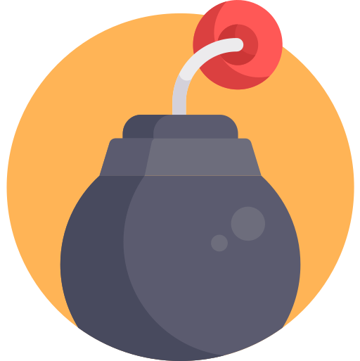 bomba de tiempo icono gratis