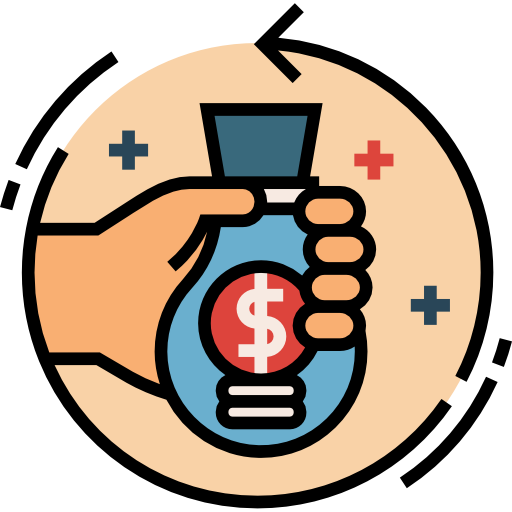 sac d'argent Icône gratuit