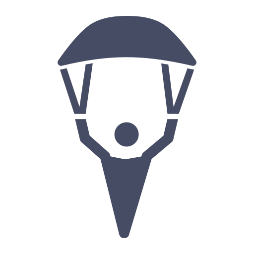 parachutisme Icône gratuit parachutisme Icône gratuit