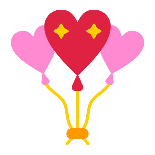 Ballons - Free valentines day icons