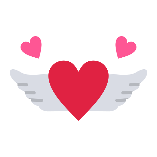 Heart wings - Free valentines day icons