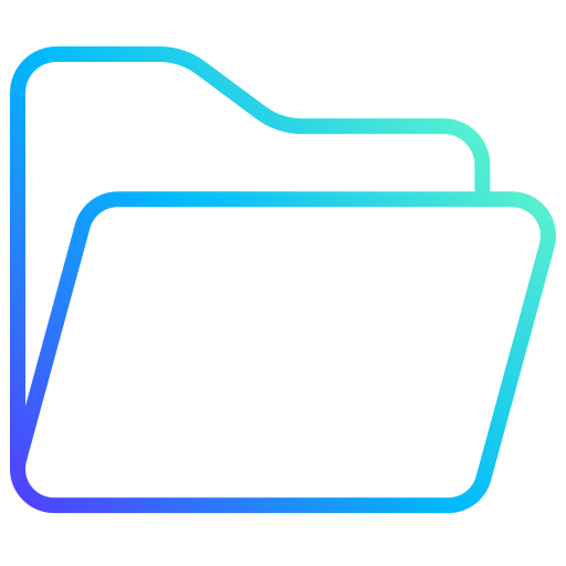 File Generic Gradient Outline Icon