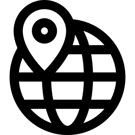 localización mundial icono gratis