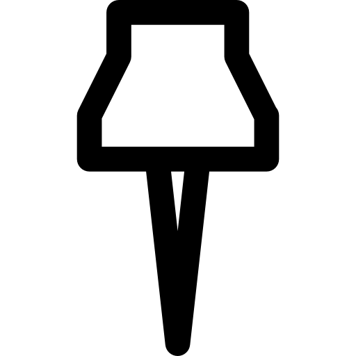 alfiler icono gratis