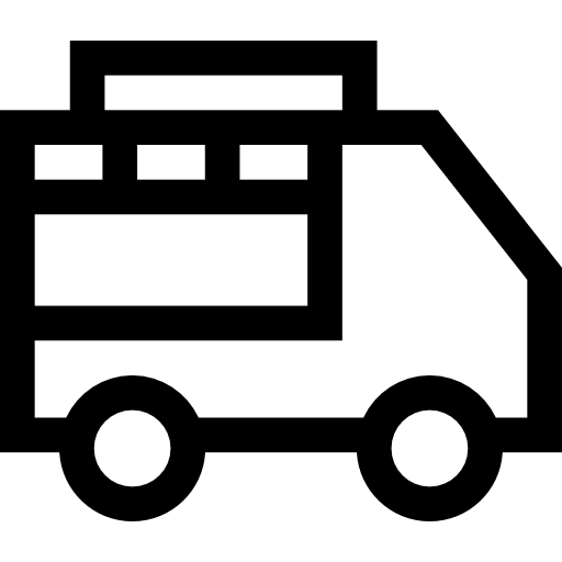 Food Truck Basic Straight Lineal Icon