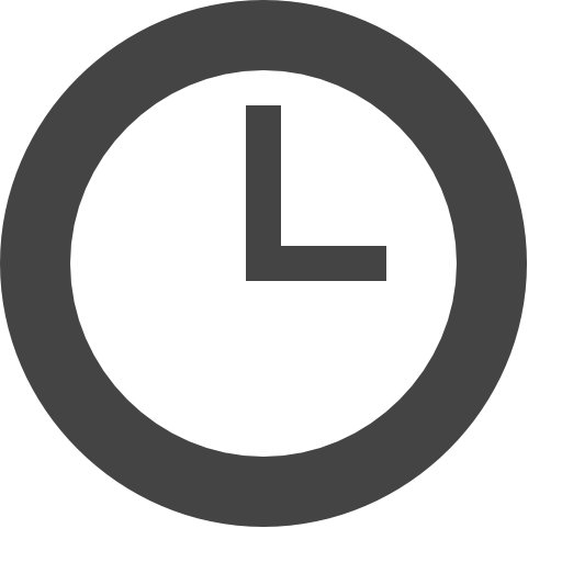 Clock Vaadin Lineal Icon