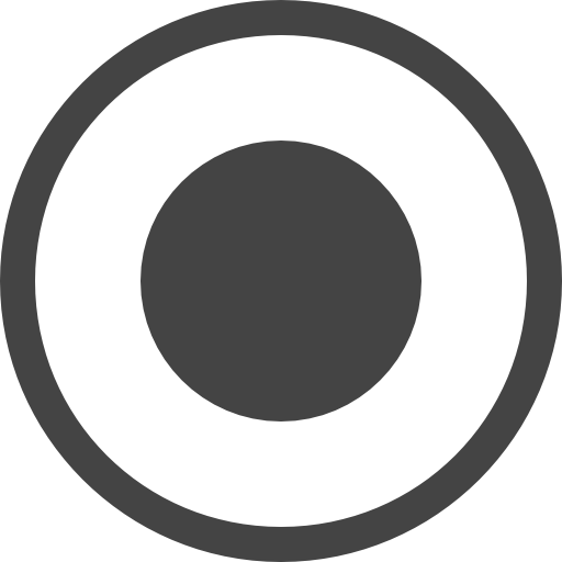 Dot Inside a Circle free icon