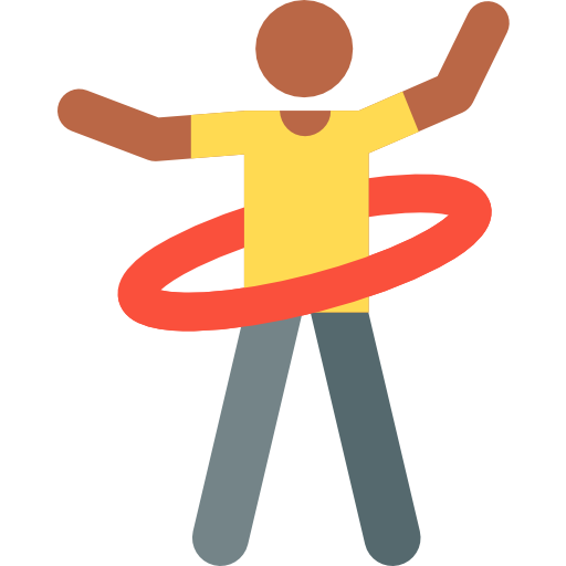 hula hop icono gratis