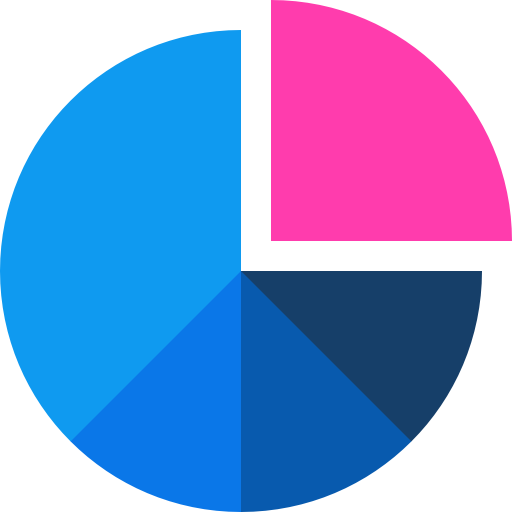 gráfico circular icono gratis