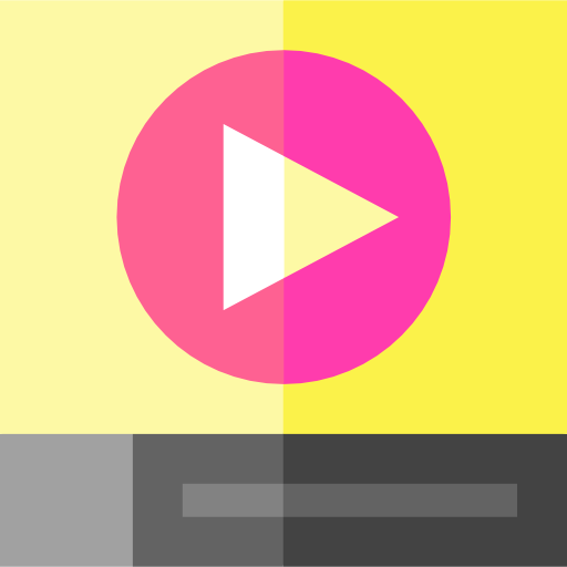 reproductor de video icono gratis