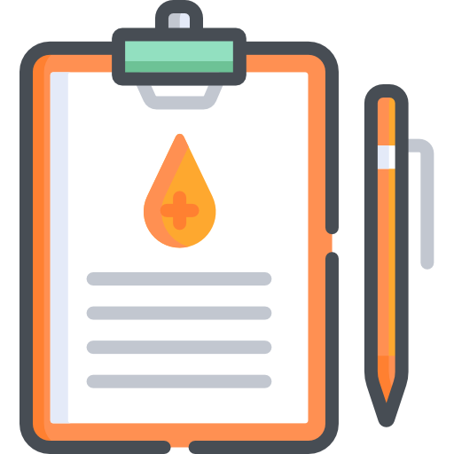 historial médico icono gratis