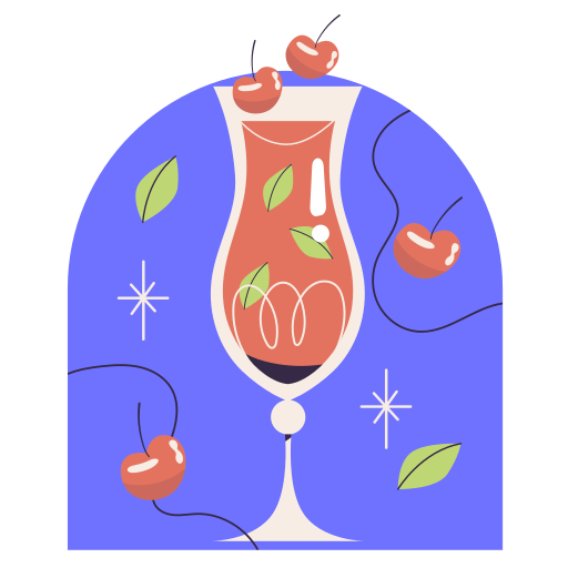 Cocktail free sticker Cocktail free sticker