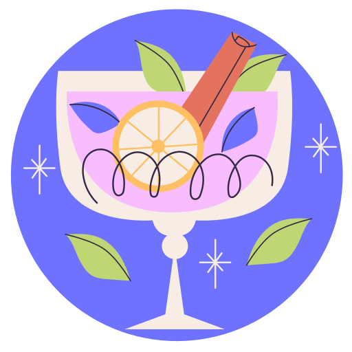 Cocktail free sticker Cocktail free sticker