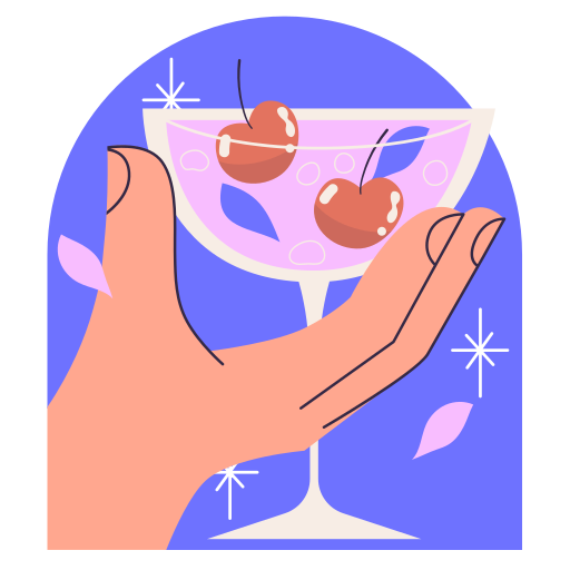 Cocktail free sticker Cocktail free sticker