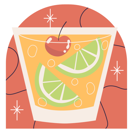 Cocktail free sticker Cocktail free sticker