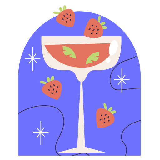 Cocktail free sticker Cocktail free sticker