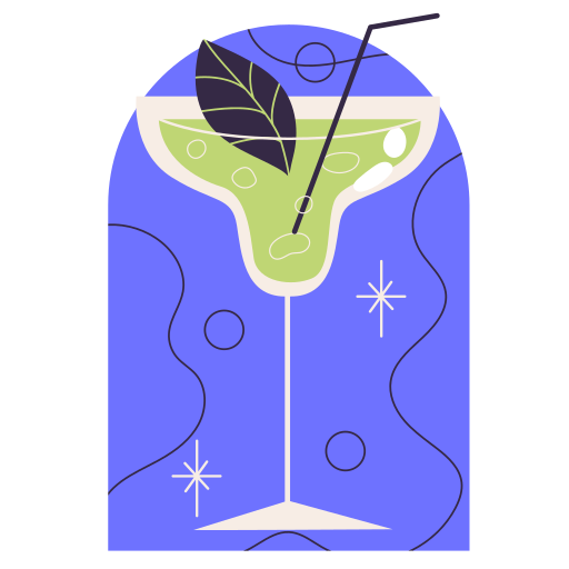 Cocktail free sticker Cocktail free sticker